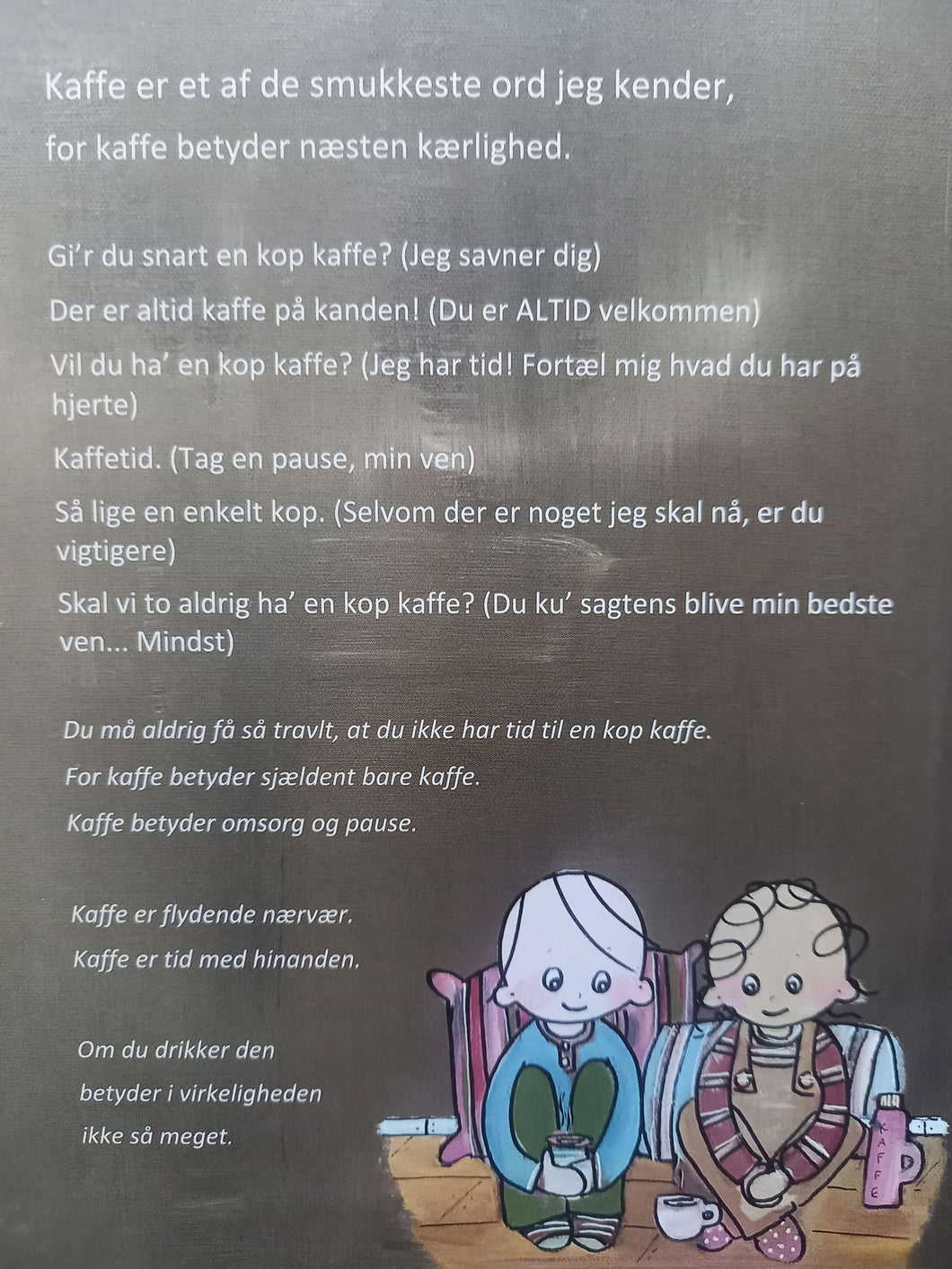 Kaffedigtet - Kort str. A5